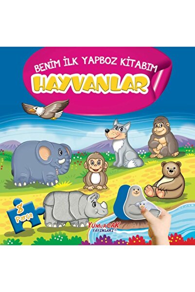 Yumurcak Yayınları Animals - My First Puzzle Book