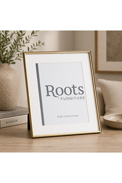 Roots Furniture إطار معدني حديث من ستواو - 28×33 سم
