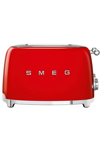 SMEG Prăjitor de pâine stil anii '50 TSF03RDEU, 2000 W, 4 felii, 6 nivele, Ta...