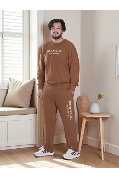 Finelook Men’s Rick & Morty Printed Fleece Tracksuit – Sweatshirt & Jogger Set