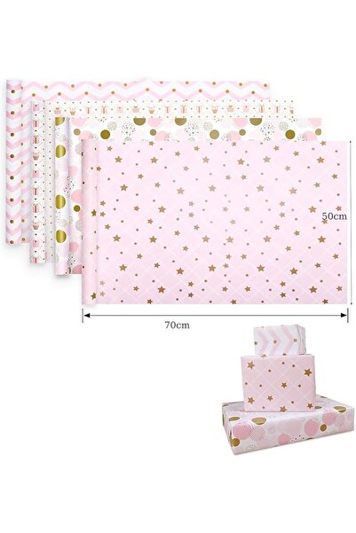 ALMEKAQUZ 4PCS Gift Wrapping Paper Roll Set Pack,Glossy Coated Paper Gift Wra...