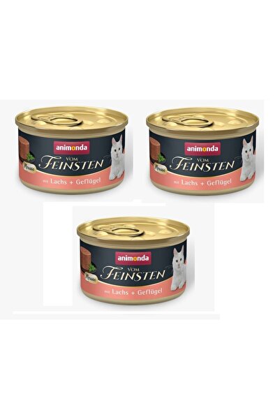 Animonda Vom Feinsten Somon ve Kümes Hayvanlı Yetişkin Kedi Konsevesi 85 Gr. ...