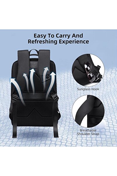 Arctic ah hunter Slim Laptop Backpack for Men Business Bagpack 15.6" Laptop B...
