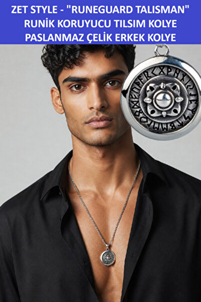 ZETCONCEPT Zet Style – Runeguard Talisman - "Runic Protective Talisman"- Myst...