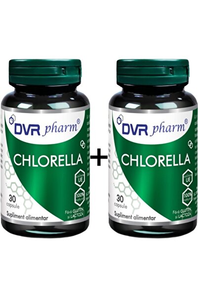 DVR Pharm Pachet Alga "Chlorella pyrenoidosa" extract pur, Detoxifiant, Antio...