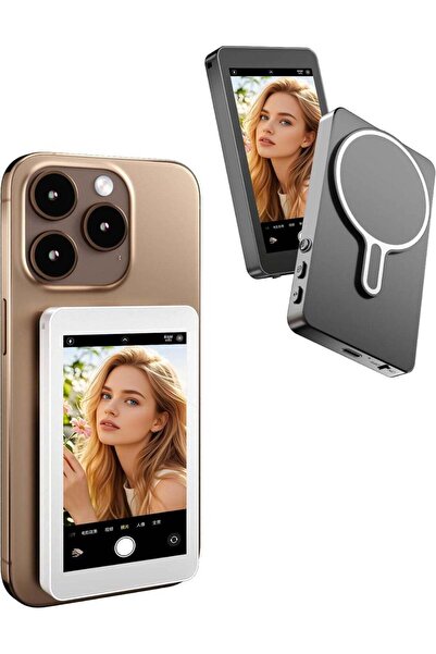 HXD Zoomlion Magnetic Wireless Phone Selfie Monitor for iPhone, External Came...
