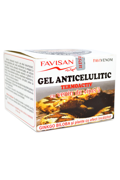 Favisan FaviVenom Gel Anticelulitic Termoactiv 200ml