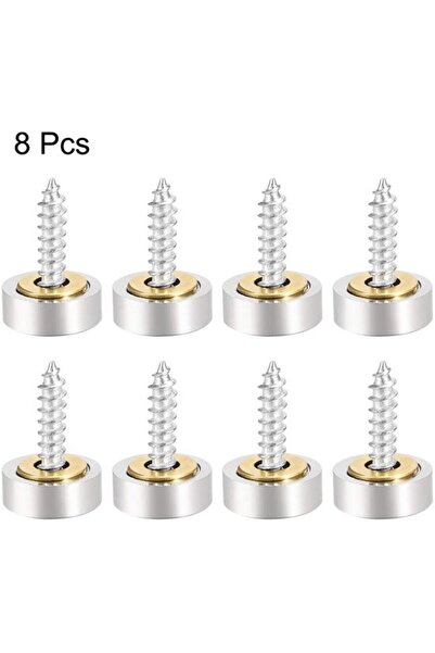 STARSTAR Mirror finish screws - decorative caps - furniture trim - brushed st...