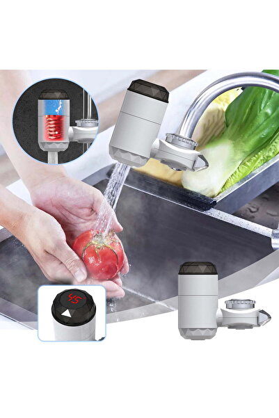 STARSTAR Tankless Fast-Heating Electric Kitchen Faucet with Digital LED Display.
