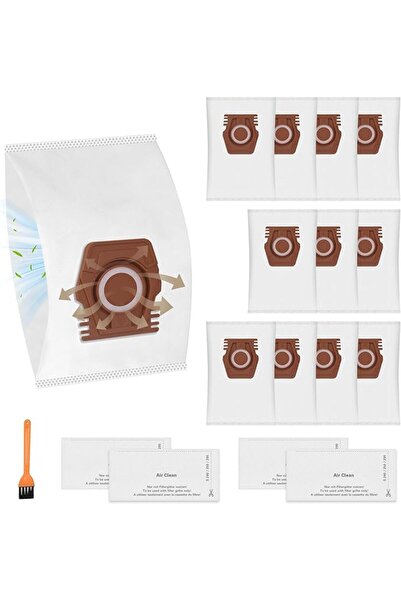 STARSTAR 12-pack of dust bags for Miele Pure Air CO 3D vacuum cleaners, suita...