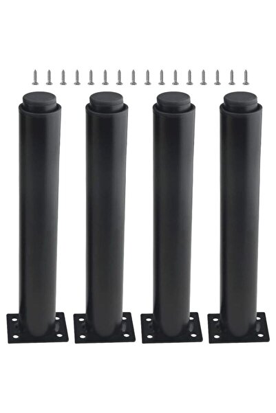 STARSTAR A set of 4 adjustable metal furniture legs – thickened steel – baked...