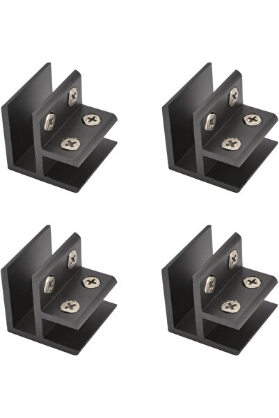STARSTAR Four-piece adjustable 90-degree glass clamp set, shelf bracket, supp...