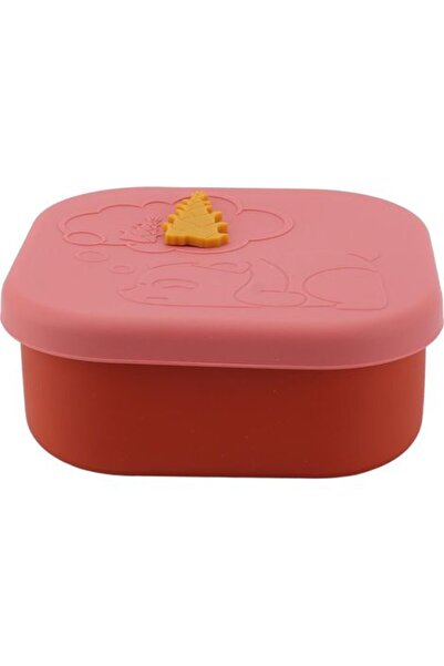 STARSTAR Two pink silicone lunch boxes, odor-proof, suitable for use in the r...
