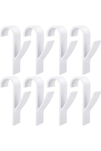 STARSTAR Towel rack radiator 8-piece hook set, round radiator - white towel h...