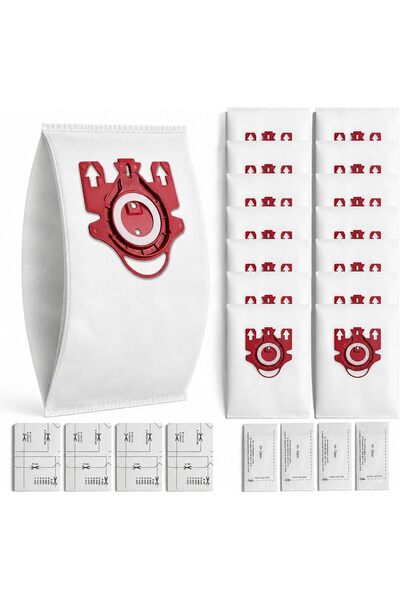STARSTAR 15-pack replacement vacuum bags, suitable for Miele Classic C1, C2, ...