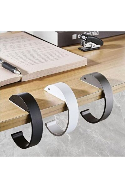STARSTAR Three-piece backpack hook set, portable bag hook for office desks an...