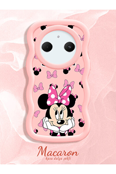 CHICASELUX Redmi A3 Pro Uyumlu Dalgalı çerçeve Mouse karikatür desenli kalite...