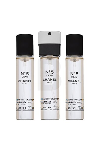 Chanel №5 L'Eau – Пълнител тоалетна вода за жени 3 x 20 мл