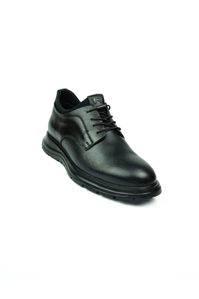 Voyager M1011 Black Leather Men's Casual Shoes