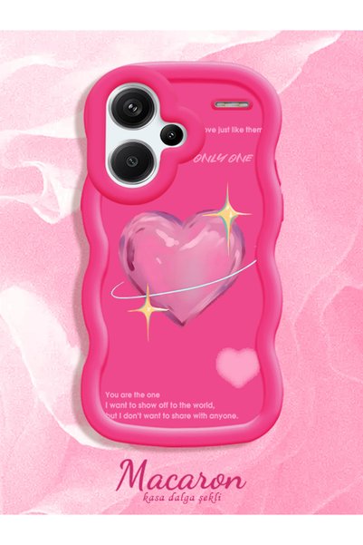 CHICASELUX Redmi Note 13 Pro Plus+ 5g Compatible Case with Sweet Pink Heart M...