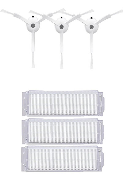 LİN GRUP Set de 6 piese de schimb compatibile cu aspiratorul robot Xiaomi Vac...
