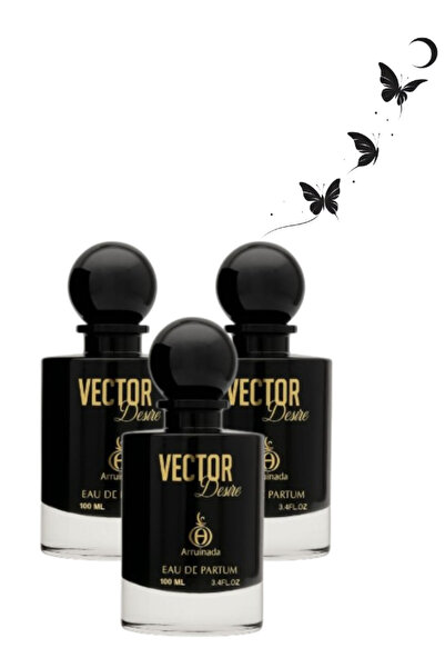 Arruinada 3 قطع من عطر فيكتور ديزاير الأسود 100 مل