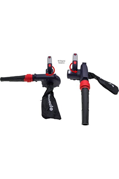 MAKUTE 20V Cordless Portable Blower, Lithium-Ion Battery, Variable Speed 4000–12000 RPM, 2.3 m³/min Airflow, Workshop & Dust Cleaning Tool, CPB122-2B