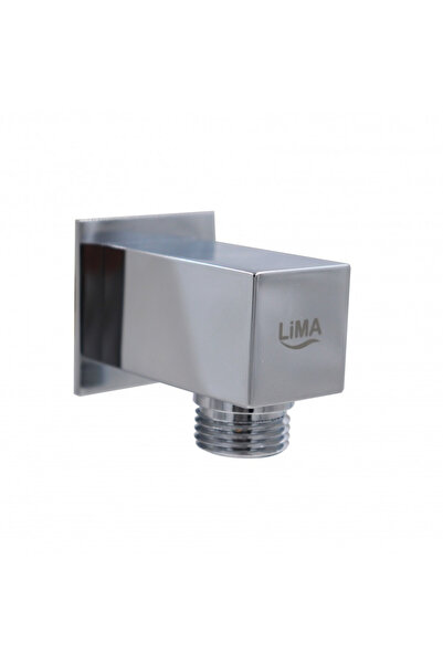 Lima Lima Chrome Square Concealed Shower Enclosure Shower Rail