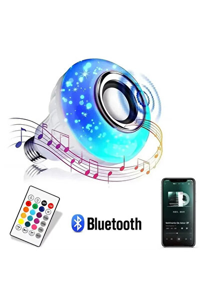 GGBEE bluetooth music bulb 85-265V E27 Bluetooth Music Bulb RGBW With Remote ...