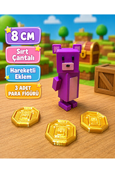 VRDCHLOE Super Bear Adventure Oynar Eklemli Tekli Figür Seti Özel Premium Ren...