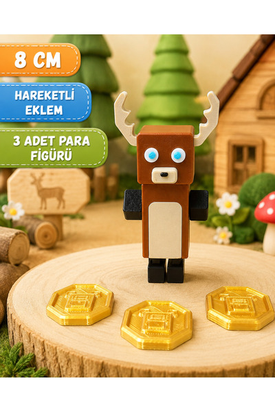 VRDCHLOE Super Bear Adventure Oynar Eklemli Tekli Figür Seti Özel Premium Ren...