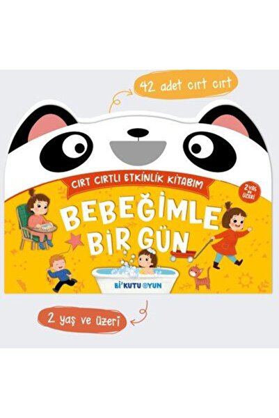 Bi Kutu Oyun Bebeğimin Bir Günü - Cırt Cırtlı Etkinlik Kitabım (18-24 Ay)