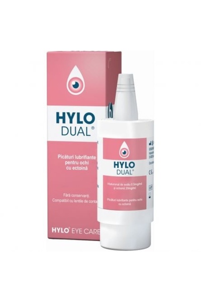 URSAPHARM Picaturi pentru ochi Hylo Dual, 10 ml,