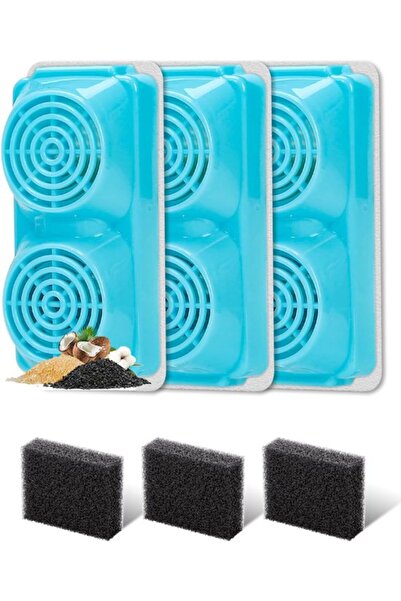 STARSTAR 6 Replacement Carbon Filters + 6 Sponges for 108 oz/3.2L Stainless S...
