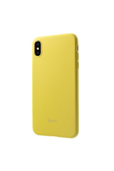 Roar Korea Ολοήμερη Ματ Θήκη Σιλικόνης για iPhone XS Max 6.5 ιντσών - Κίτρινο