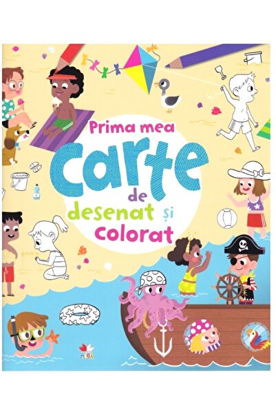 Litera Prima mea carte de desenat si colorat