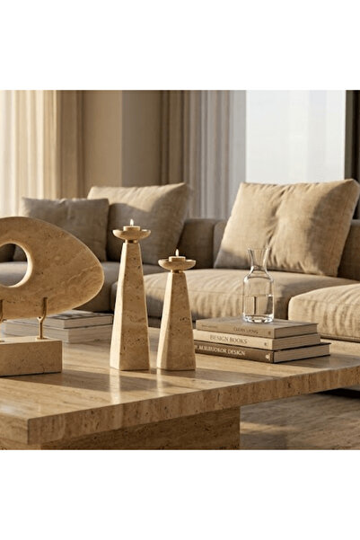 UTTERMOST طقم حاملات شموع/قطعتين