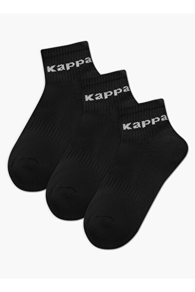 Kappa 3 أزواج من جوارب الكاحل الرجالية نصف تيري
