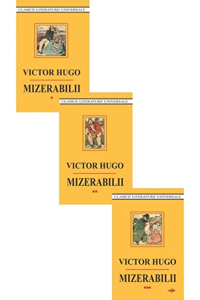 Cartex Mizerabilii Vol.1 + Vol.2 + Vol.3 - Victor Hugo