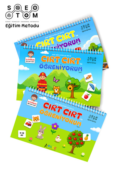 Page Yayınevi 3lü Set / Cırt Cırt ile Öğreniyorum