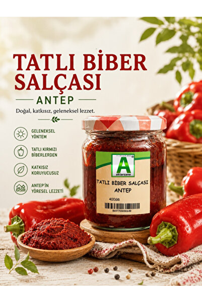 Aktarzane Antep Tatlı Biber Salçası 400gr