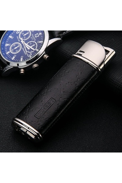 Honest Honest Bcz731-1 Metal Refillable Torch Lighter - Strong Windproof Flam...