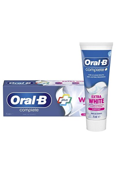 Coral Beauty Toothpaste, Oral B, 75 ml Complete Extra White plus