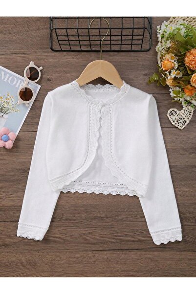 OEM Cardigan tricotat elegant cu mânecă lungă, culoare solidă, pentru fete de...
