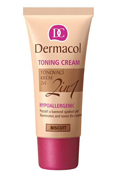 Dermacol Cremă tonifiantă 2-în-1 30 ml - Biscuit