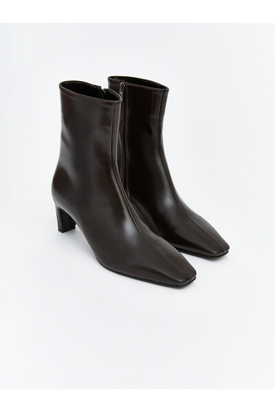 LC Waikiki Nevavm Leather Look Women's Boots with a Difference