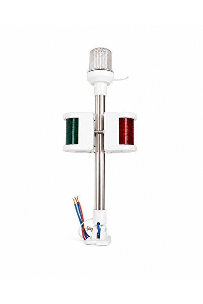 REMKAY DİREKLİ DEMİR FENERİ VE SEYİR FENERLERİ LED TEKNE İÇİN DİREK 40 CM
