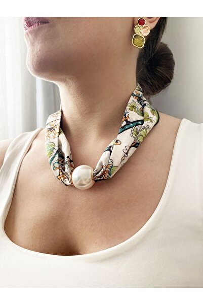 Gox Accessories Magnetic Tip Pearl Scarf