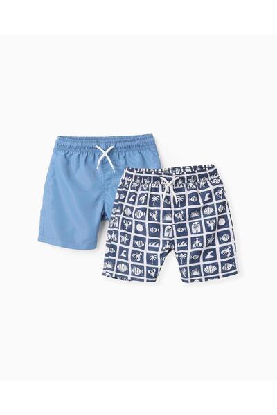 Zippy Σετ 2 τμχ μαγιό βερμούδα αγόρι "Sea pattern" μπλε