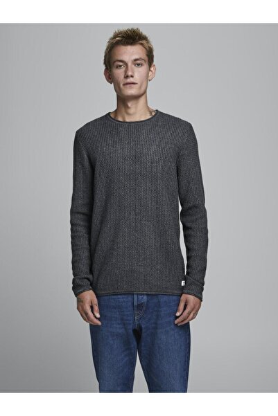 Jack & Jones Πλεκτό πουλόβερ "Carlos" γκρι